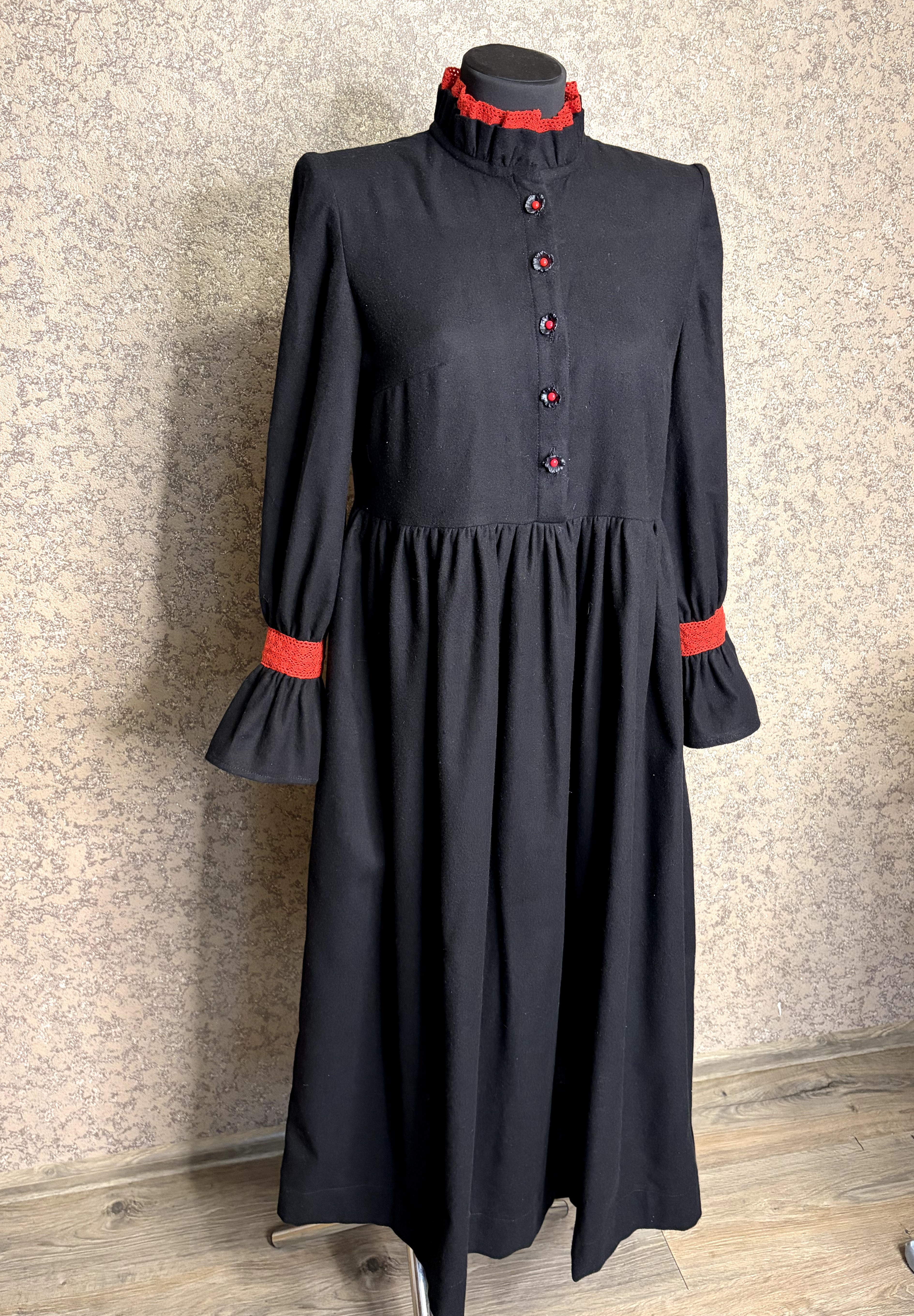 Hearth Winter Dress - handcrafted modest winter dress